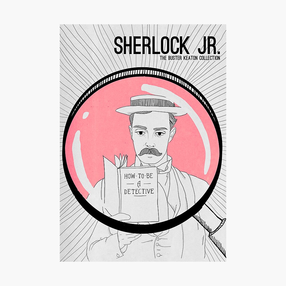 Sherlock Jr Poster By Paradoxthis Redbubble