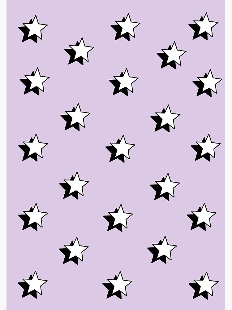 Pastel Purple Aesthetic Stars