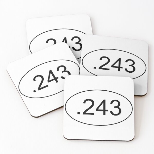 Item preview, .243 Hunting caliber marathon sticker designed and sold by SantaLisaPier.