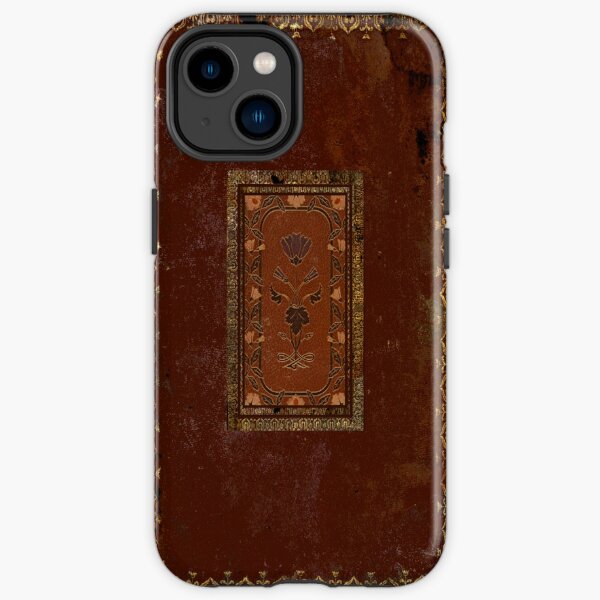 Vintage Victorian Old Leather Look Book Cover iPhone Tough Case
