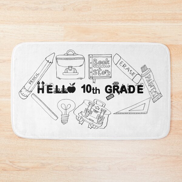 Item preview, Hello 10th Grade, Back to School designed and sold by marosharaf.