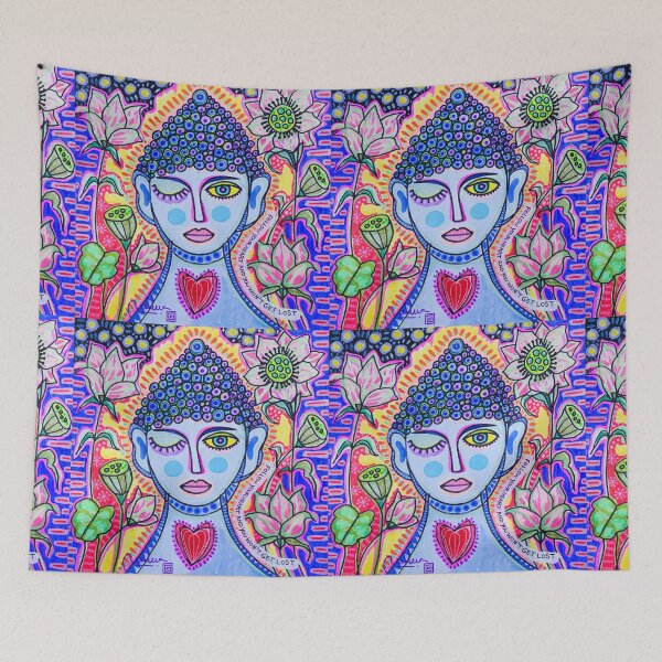Item preview, Winking buddha designed and sold by Nelma Guimarães.