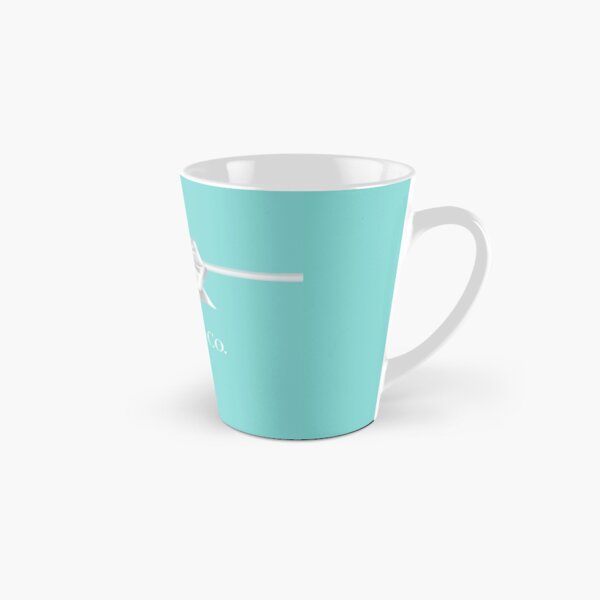Tiffany Blue Bow Tall Mug