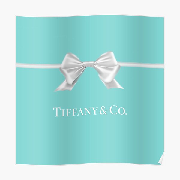 Tiffany Blue Bow Poster