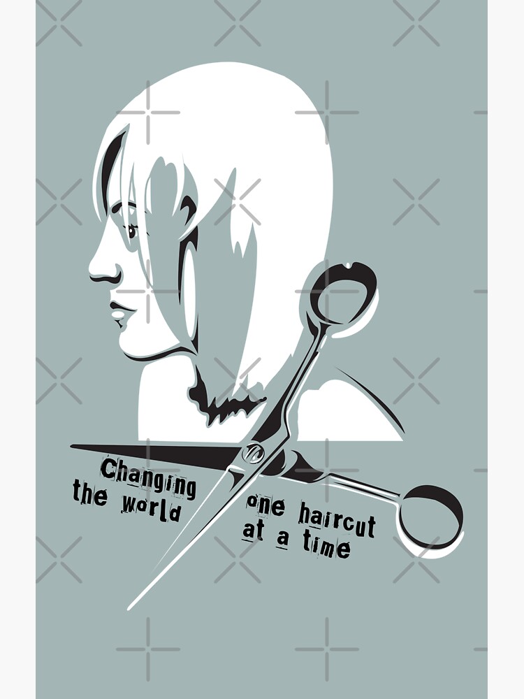 Thumbnail 3 of 3, Sticker, Hairstylist Swag designed and sold by ColeRW.