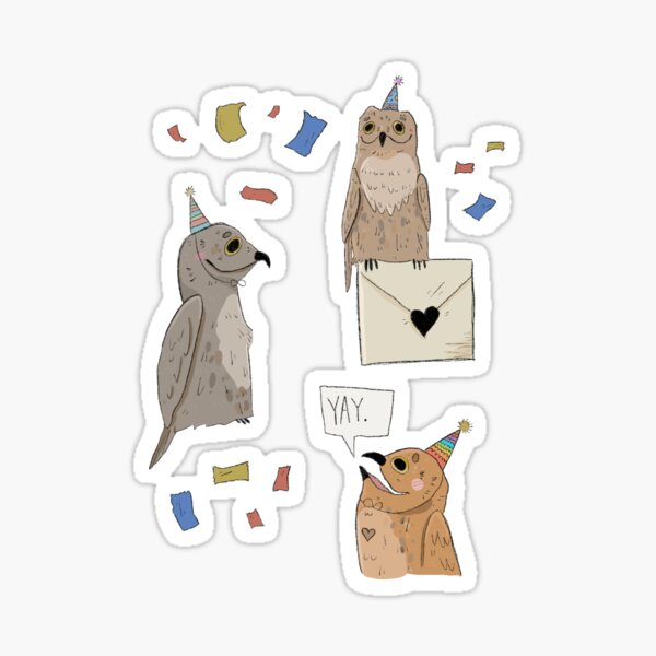 Item preview, Potoo Party designed and sold by SimplySwanOn.