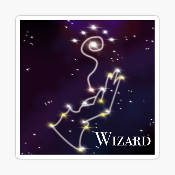 Wizard Constellation Sticker