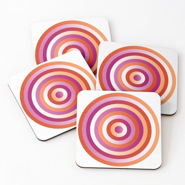 Item preview, Lesbian Pride Flag. Endless and Circled. designed and sold by InVisibleColors.