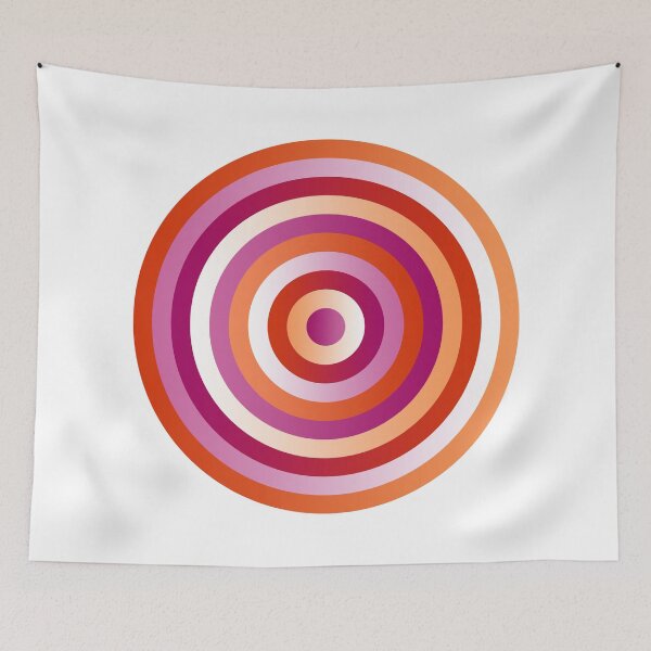 Item preview, Lesbian Pride Flag. Endless and Circled. designed and sold by InVisibleColors.