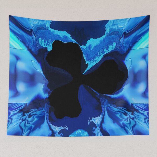 Item preview, Deep Ocean Blue Flower designed and sold by Chand Khalid.