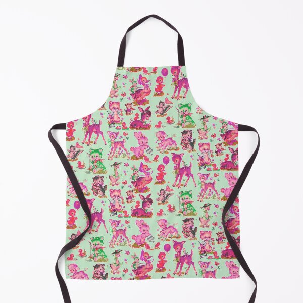 Item preview, Green & Pink Kitsch Baby Animals designed and sold by gatonelson6.