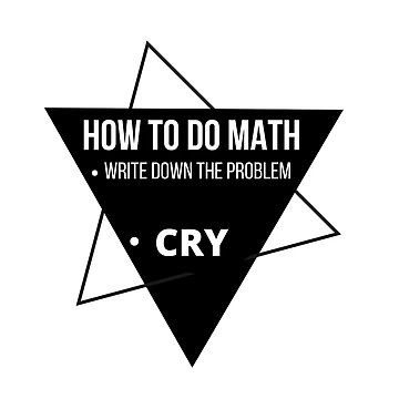 Artwork thumbnail, How To Do Math by Yazztees
