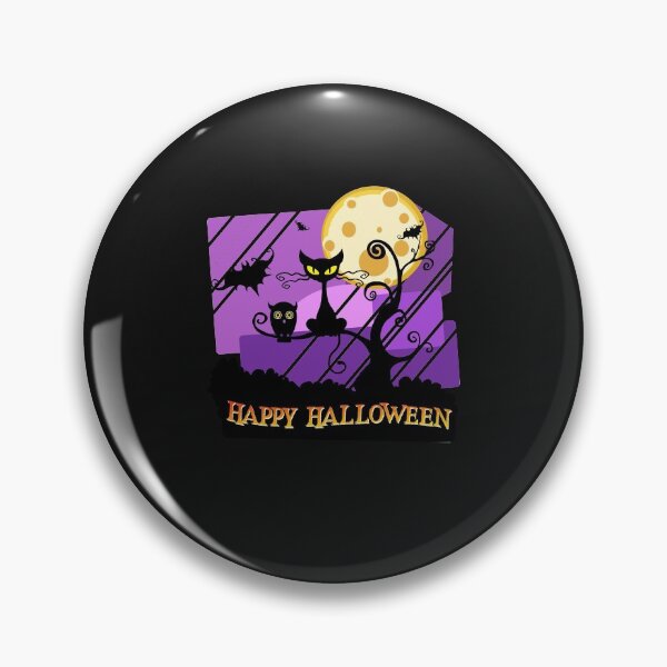 Item preview, Halloween cat and moon designed and sold by Ortzi68.