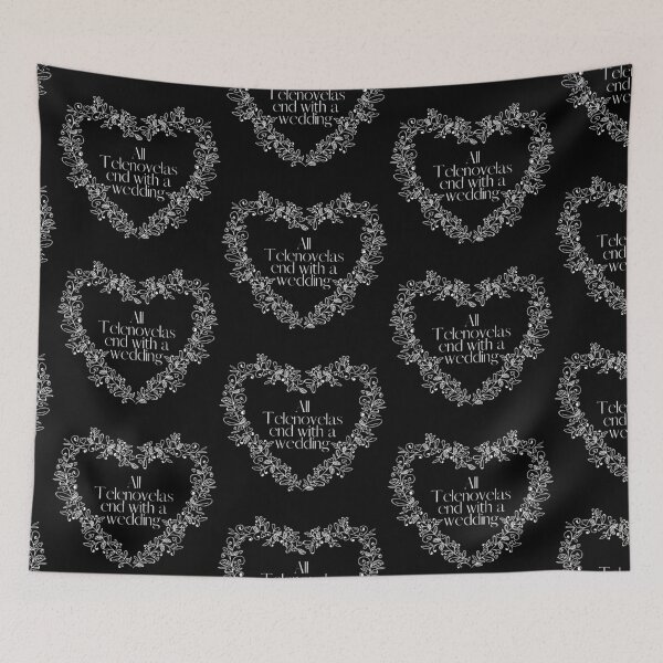 Item preview, All Telenovelas End With A Wedding (white) designed and sold by LiveAndGlow.