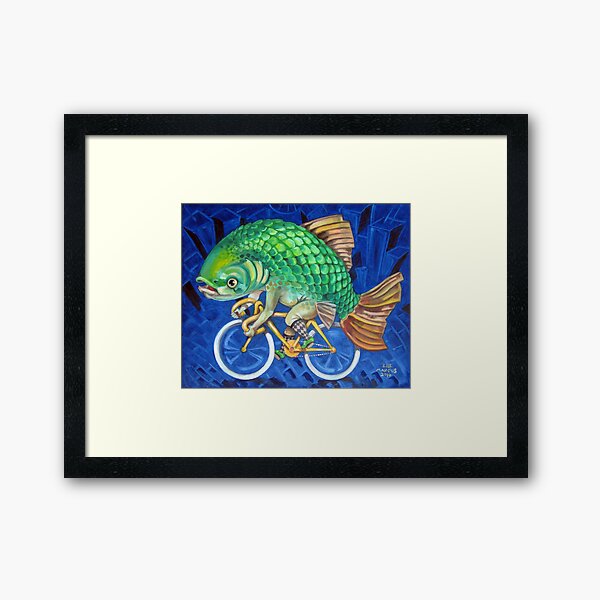Chicago Carp Framed Art Print
