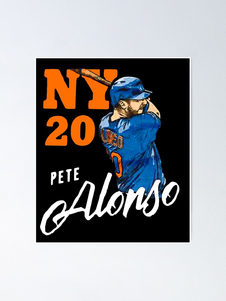 Pete Alonso's Polar Bear 20 New York Mets Signature Shirt