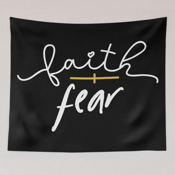 Item preview, Faith Over Fear,  Christian, Faith, Believer, Jesus Christ, Christian Clothing  designed and sold by ChristianLife.
