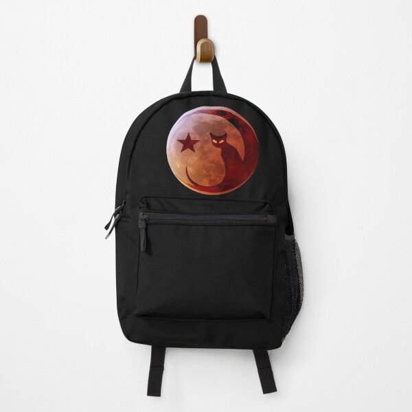 Item preview, Halloween cat and blood moon designed and sold by Ortzi68.