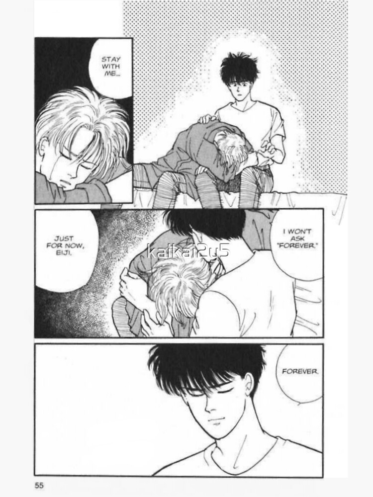 ""Forever" Banana Fish" Sticker for Sale by kaikai2y5 Redbubble