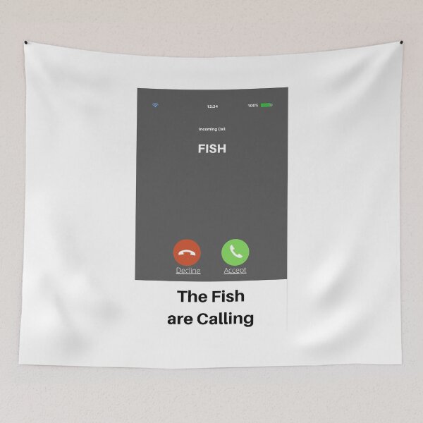 Item preview, The  Fish are Calling designed and sold by delvaoutfitters.