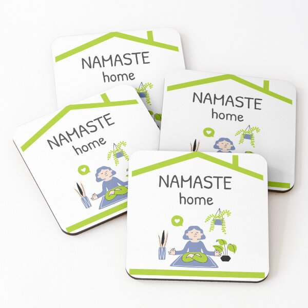 Item preview, Namaste Home, Funny Introvert designed and sold by ilovetshirts87.