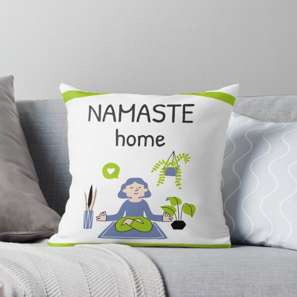 Item preview, Namaste Home, Funny Introvert designed and sold by ilovetshirts87.