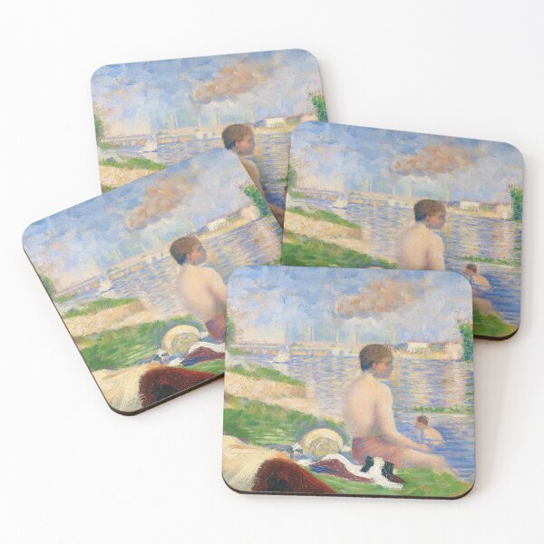 Artikelvorschau, Malerei Kunst, George Seurat Malerei Künstler, Badende in Asnières entworfen und verkauft von SasyJamArt.