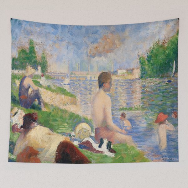 Item preview, Painting Art, George Seurat Paintings Artist, Bathers at Asnières designed and sold by SasyJamArt.