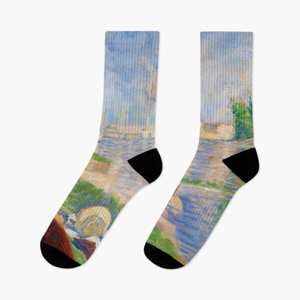 Item preview, Painting Art, George Seurat Paintings Artist, Bathers at Asnières designed and sold by SasyJamArt.