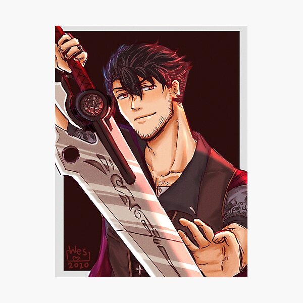 Qrow Branwen & Harbinger Photographic Print