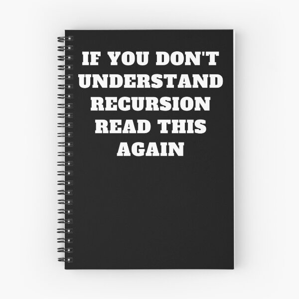 Item preview, Programmer recursion funny joke designed and sold by Jeangel97.