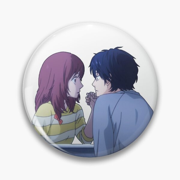 Ao Haru Ride Futaba X Kou Shoujo Enamel Pins 