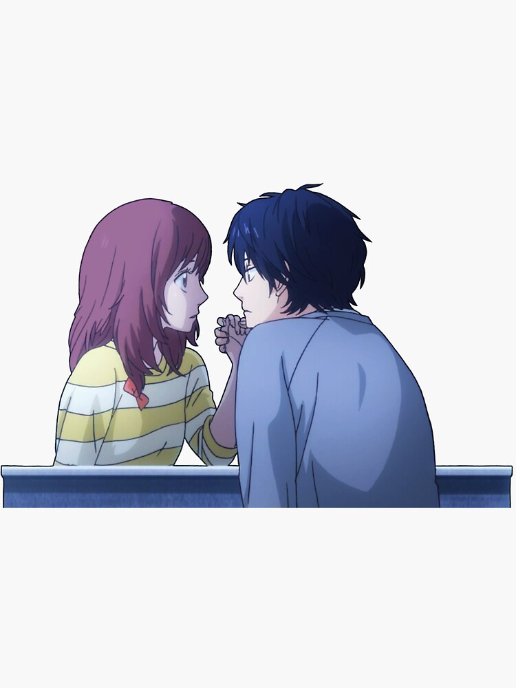 Futaba & Kou ( Ao Haru Ride ) Blue Spring Ride | Sticker