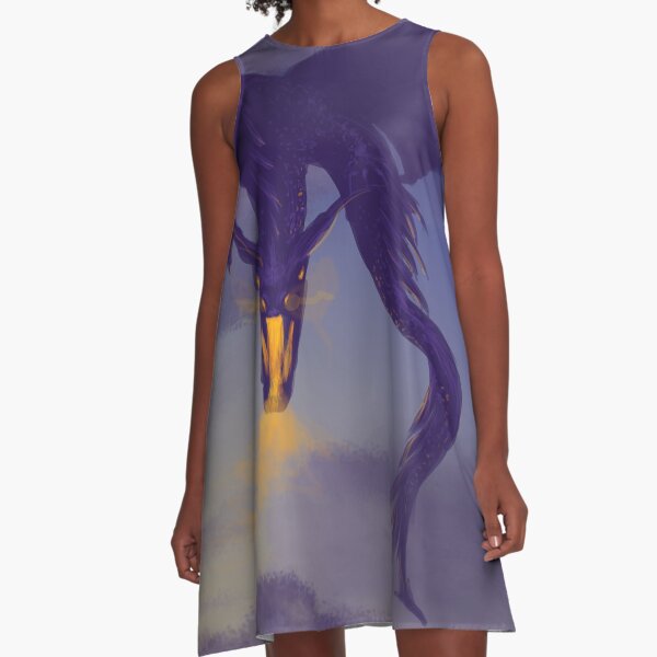 Wind Dragon A-Line Dress