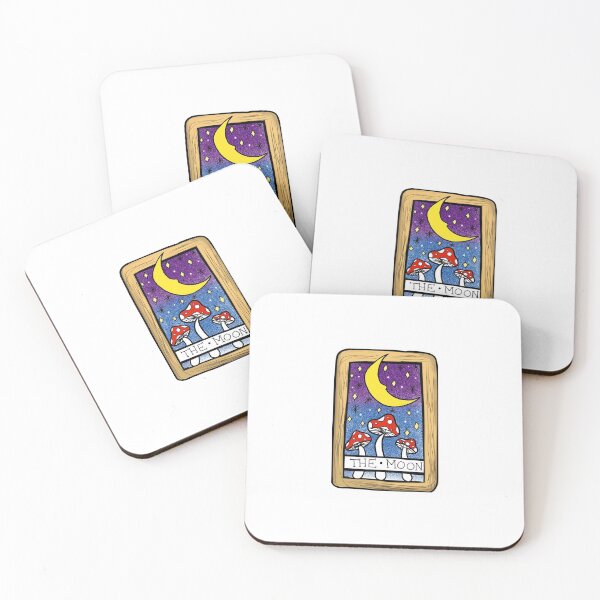 Item preview, The Moon (Colored) - (Tarot Card Design 2) designed and sold by lilirosew.
