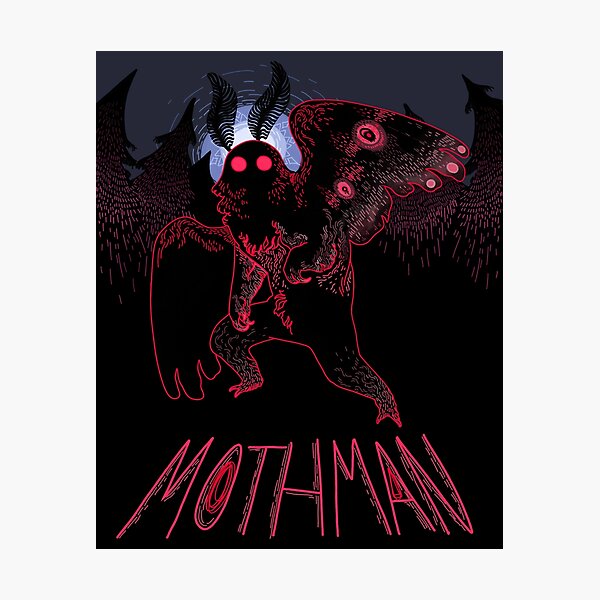 Mothman poster design! Photographic Print