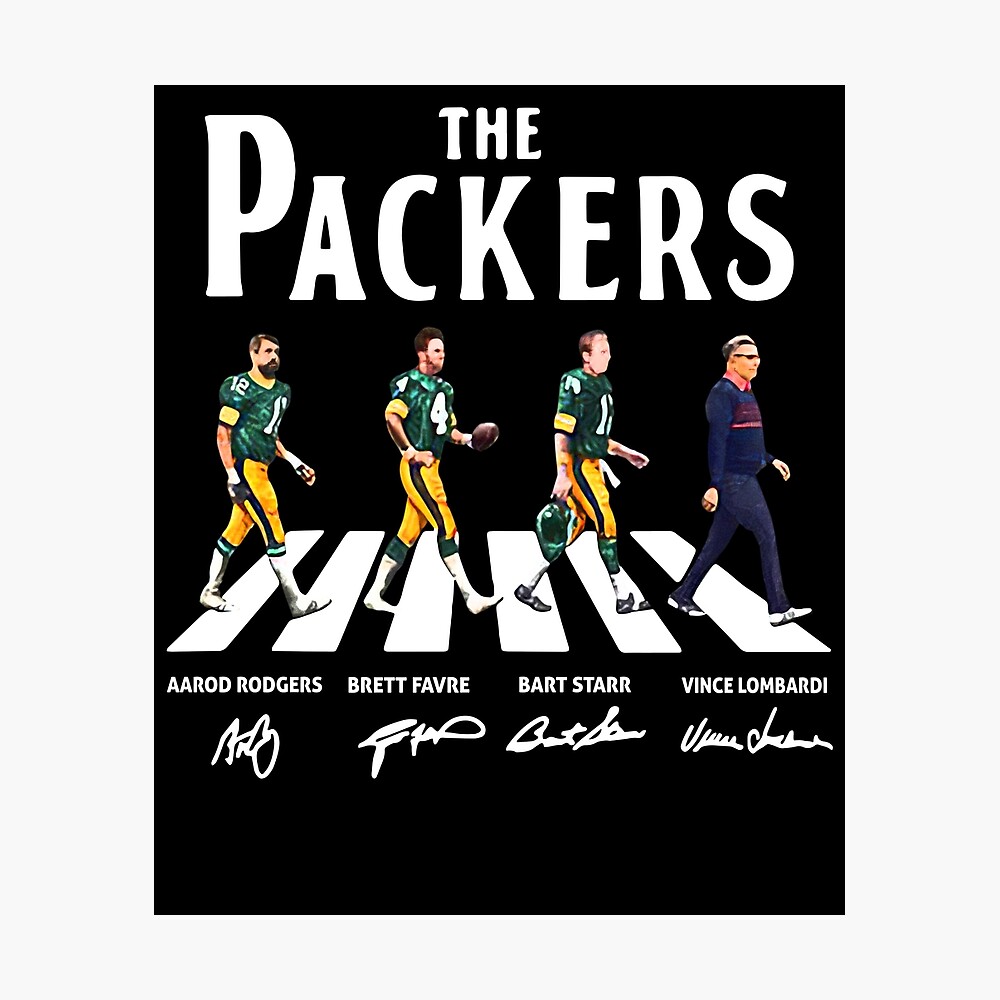 The Packers Abbey Road Signature Trend ' Poster for Sale by maruswar223