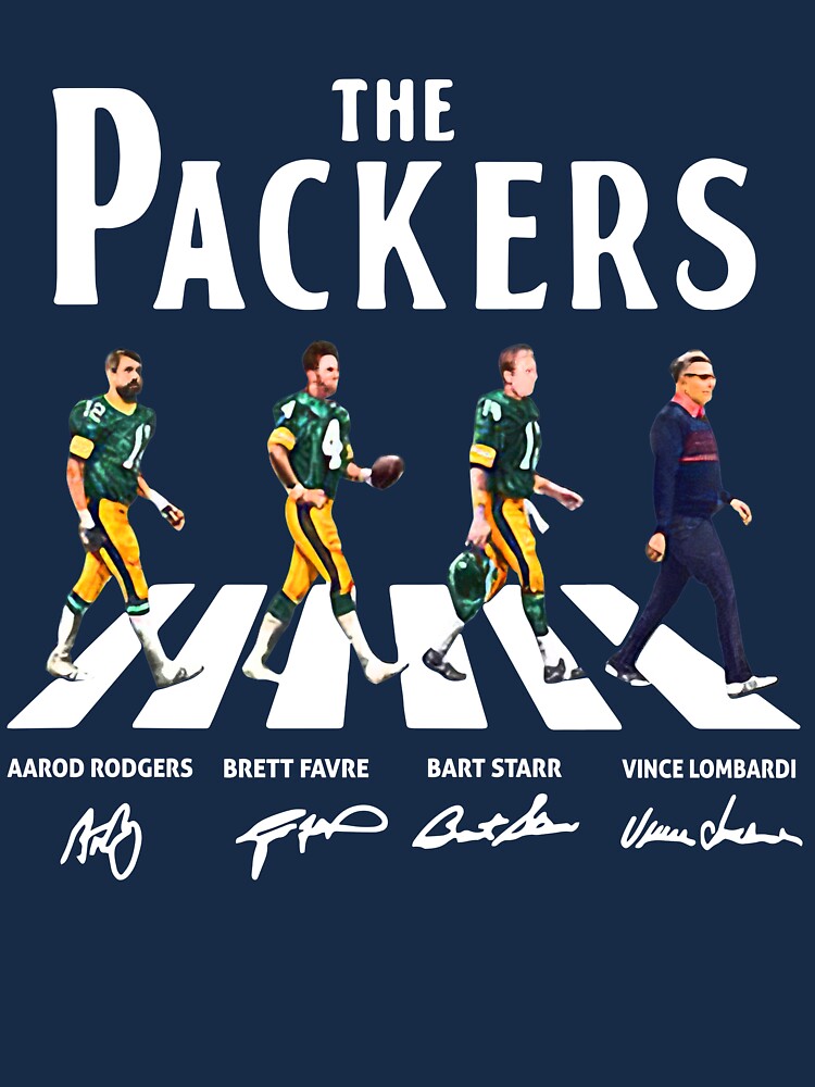 Abbey Road Signatures T-Shirt, Packers Gift, Merging Green Bay Packers with  Iconic Beatles Im in 2023