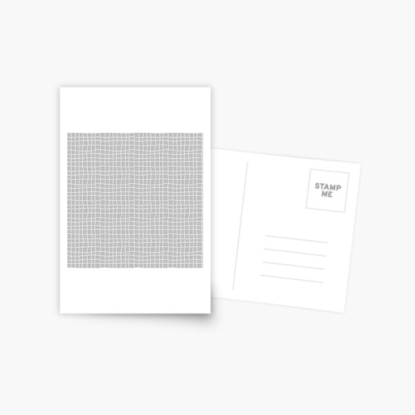 Carreaux - Grey - Bis Postcard