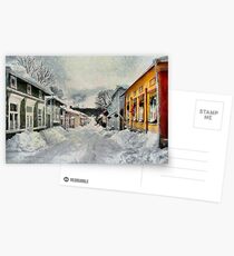 Naantali Old Town in Winter Postcards
