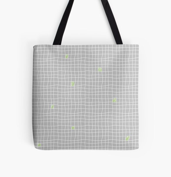 Carreaux - Grey/Green - Bis All Over Print Tote Bag