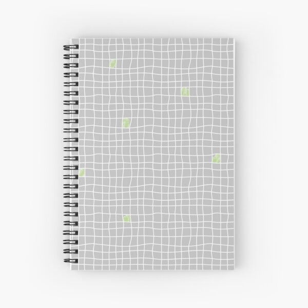 Carreaux - Grey/Green - Bis Spiral Notebook