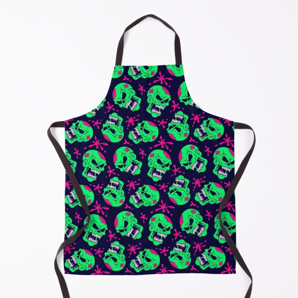 Item preview, Green Zombie Horror Skull designed and sold by Jessica Henry.
