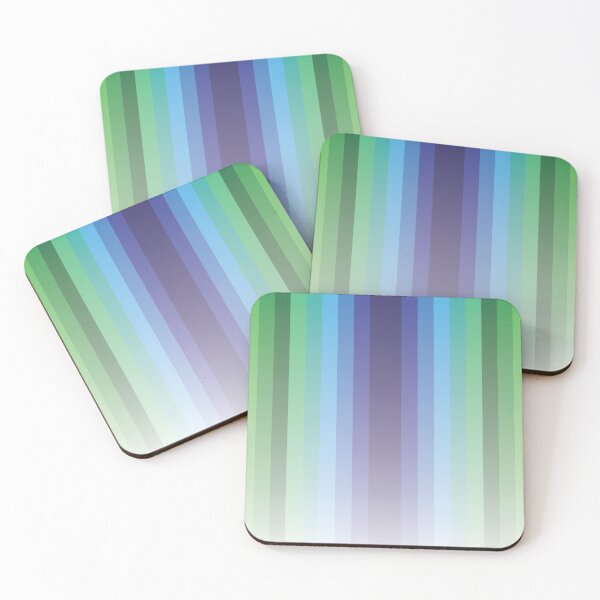 Item preview, Variegated Green Blue Lines designed and sold by CM-PD.