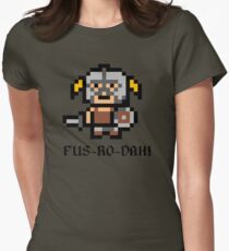 8 Bit Dovahkiin Women's Fitted T-Shirt