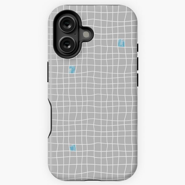 Carreaux - Grey/Blue - Bis iPhone Tough Case