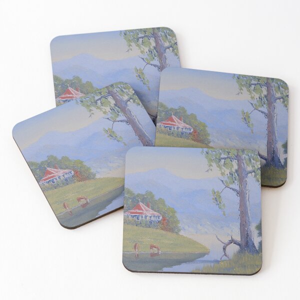 Item preview, NSW River and Farmhouse - Oil on Board designed and sold by Paul Gilbert.