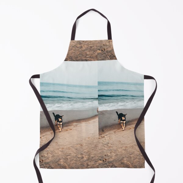 Item preview, Cute Dog enjoying beach designed and sold by Vikas Sawant.