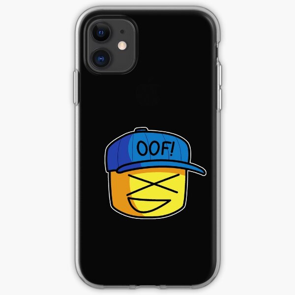 Roblox Hat Iphone Cases Covers Redbubble - roblox oof remix but with baby shark roblox