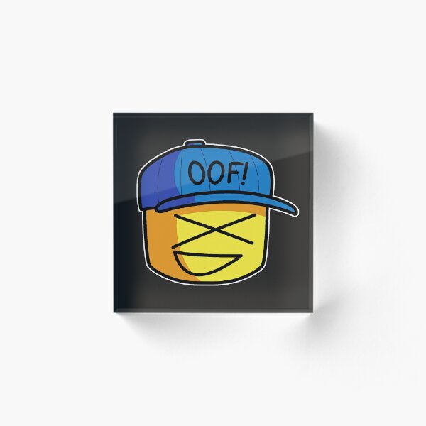 Roblox Oof Acrylic Block By Leo Redbubble - roblox 00f